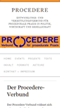 Mobile Screenshot of procedere.org