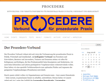 Tablet Screenshot of procedere.org